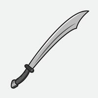 illustration Sword. design Sword. Sword Cartoon design illustration and icon for website, digital and print vector