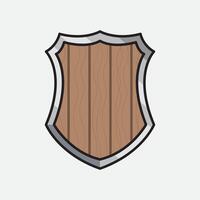 illustration Shield. design Shield. Shield Cartoon design illustration and icon for website, digital and print vector