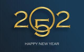 Happy New Year 2025, festive pattern on color background vector