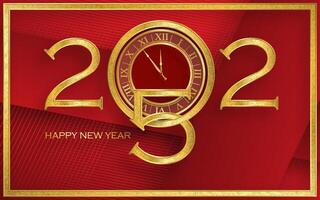 Happy New Year 2025, festive pattern on color background vector