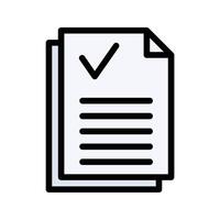 Accomplish Icon Achievement Design in Flat Line Color Style vector