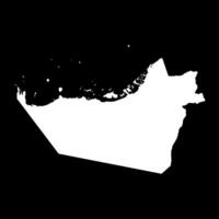 Emirate of Abu Dhabi map, administrative division of United Arab Emirates. illustration. vector