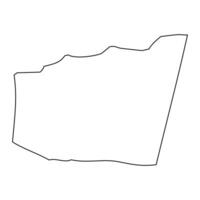 Gagaifomauga district map, administrative division of Samoa. illustration. vector