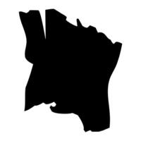 Tuamasaga district map, administrative division of Samoa. illustration. vector