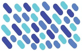 Seamless Blue and Teal Capsule Pattern Background vector