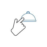 select concept line icon. Simple element illustration. select concept outline symbol design. vector