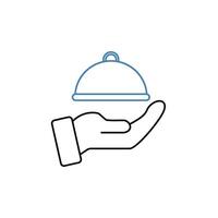 deliver concept line icon. Simple element illustration. deliver concept outline symbol design. vector