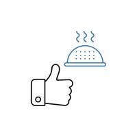 feedback concept line icon. Simple element illustration. feedback concept outline symbol design. vector