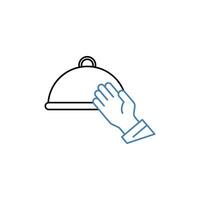 received concept line icon. Simple element illustration. received concept outline symbol design. vector