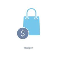 product concept line icon. Simple element illustration. product concept outline symbol design. vector