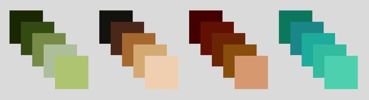 Color transition. Set of colors. Well -combined colors. Color scheme. vector