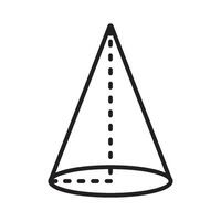 cone icon symbol vector