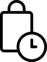Bag icon symbol image vector