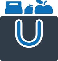 Bag icon symbol image vector