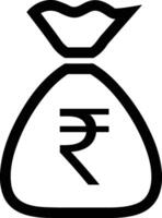 Bag icon symbol image vector
