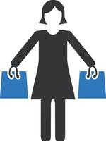 Bag icon symbol image vector