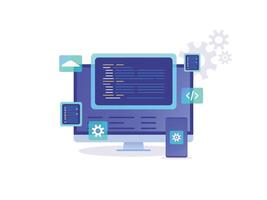 Development Software Design vector