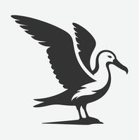 Majestic Albatross Silhouette Collection,Ideal for Art and Design Enthusiasts vector