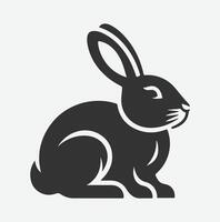 Charming Rabbit Silhouette Collection, Ideal for Design Projects and Crafts vector