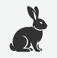 Charming Rabbit Silhouette Collection, Ideal for Design Projects and Crafts vector