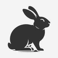 Charming Rabbit Silhouette Collection, Ideal for Design Projects and Crafts vector