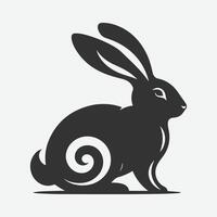 Charming Rabbit Silhouette Collection, Ideal for Design Projects and Crafts vector