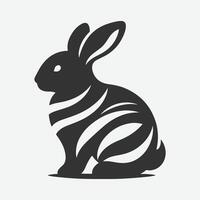 Charming Rabbit Silhouette Collection, Ideal for Design Projects and Crafts vector