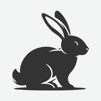 Charming Rabbit Silhouette Collection, Ideal for Design Projects and Crafts vector