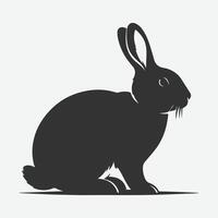 Charming Rabbit Silhouette Collection, Ideal for Design Projects and Crafts vector