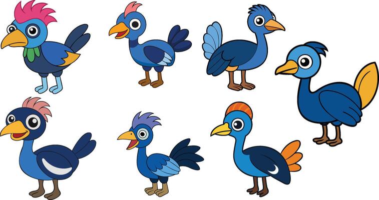Cassowary Bird Facts design ,animal design