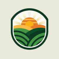 Agriculture Logo illustrationon white background vector