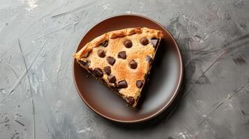 Delicious Biscuit Pie with Chocolate Drops photo