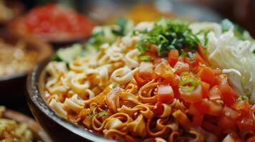 Authentic Kushari Close-Up photo