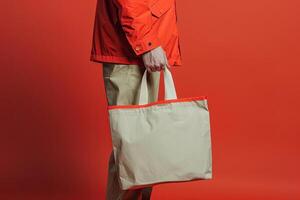 Man with Shopping Bag photo