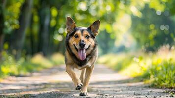 Shepherd Dog in Park photo