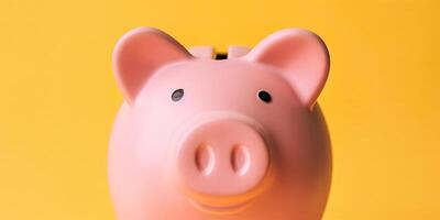 Pink Piggy Bank photo
