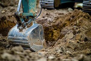 Excavator Bucket Working photo