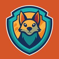 Pet Logo Illustration On solid background vector