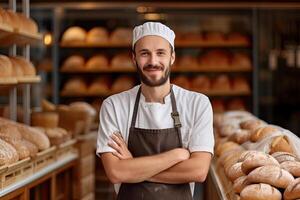 Worker in Bakery photo