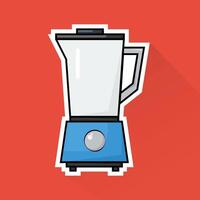 Illustration of Blender in Flat Design vector