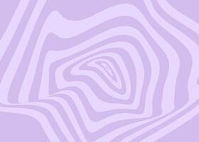 Distorted curved wave line background. Groovy retro hippie Retro style psychedelic Trendy 70s style. Striped lines hypnotic Vintage background. Distorted geometric pattern. Abstract monochrome. vector