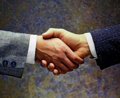 hands of men greeting each other close up photo
