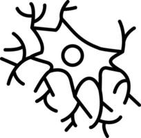 Astrocyte Line Icon vector