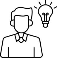 Idea Line Icon vector