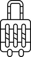 Travelling Line Icon vector