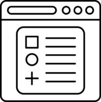 Components Line Icon vector
