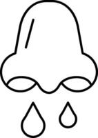 Congestion Line Icon vector