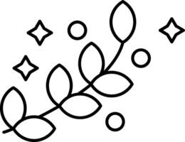 Pollen Allergy Line Icon vector