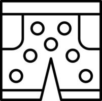 Swimming Trunks Line Icon vector