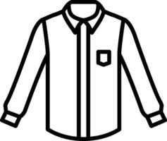 Shirt Line Icon vector